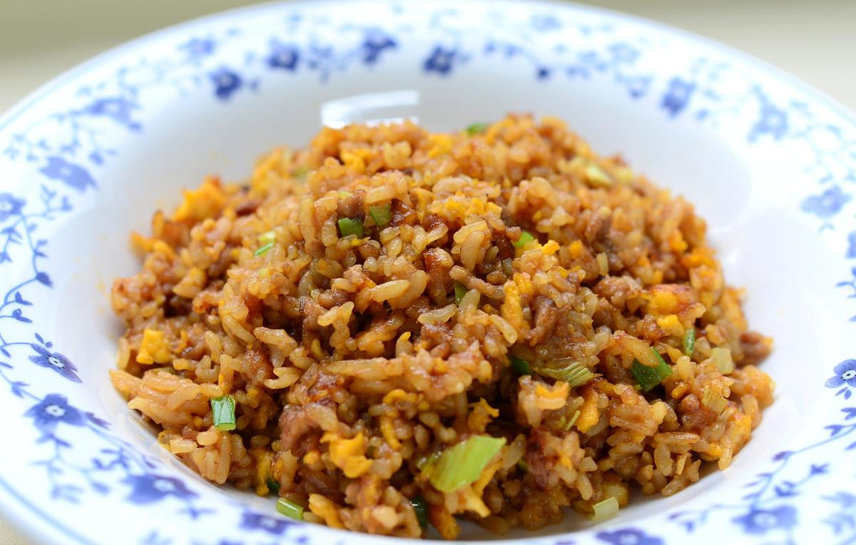 ひき肉のピリ辛味噌チャーハン